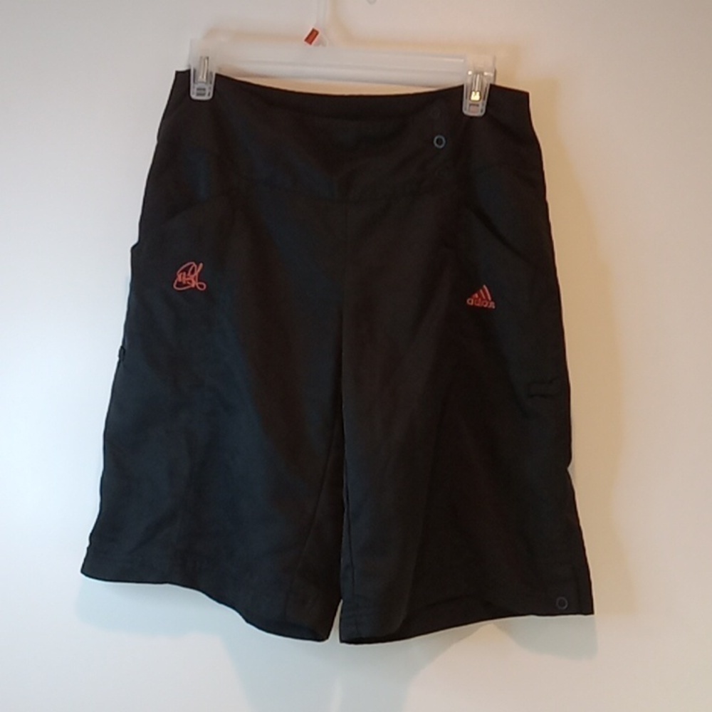 Adidas Clima365 Shorts Men's Size Small Button Up Waist Black Shorts EUC NICE!